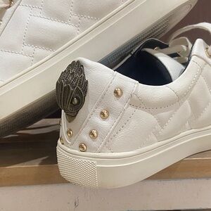 Kurt Geiger Kensington Eagle White Leather - Women’s SZ 7.5 or Men’s SZ 6.